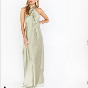 Show me your Mumu jasmine halter maxi dress